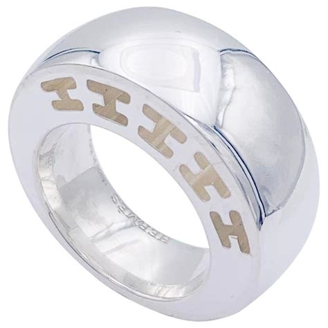 bague hermes argent clarte|Hermes bagues en argent.